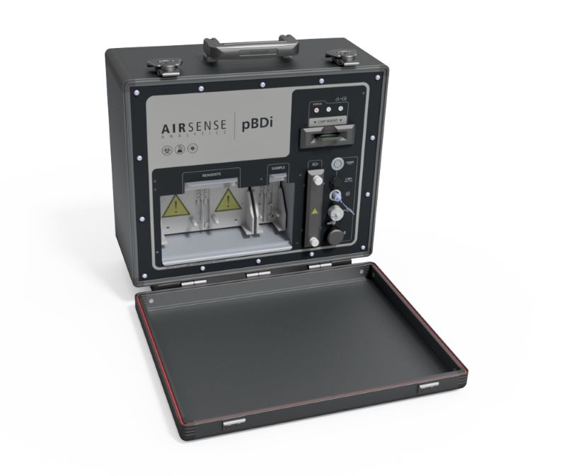 Der »pBDi« BioDetector kann Toxine, Bakterien und Viren in nur 20 bis 25 Minuten vor Ort erkennen (Bild: Airsense Analytics).