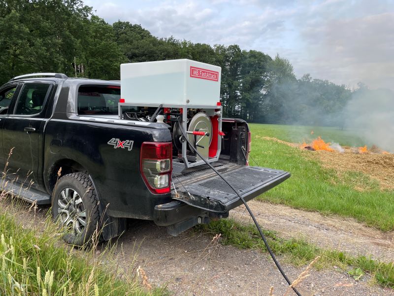 Transport auf einer Pickup-Ladefläche (Bild: Meier-Brakenberg).