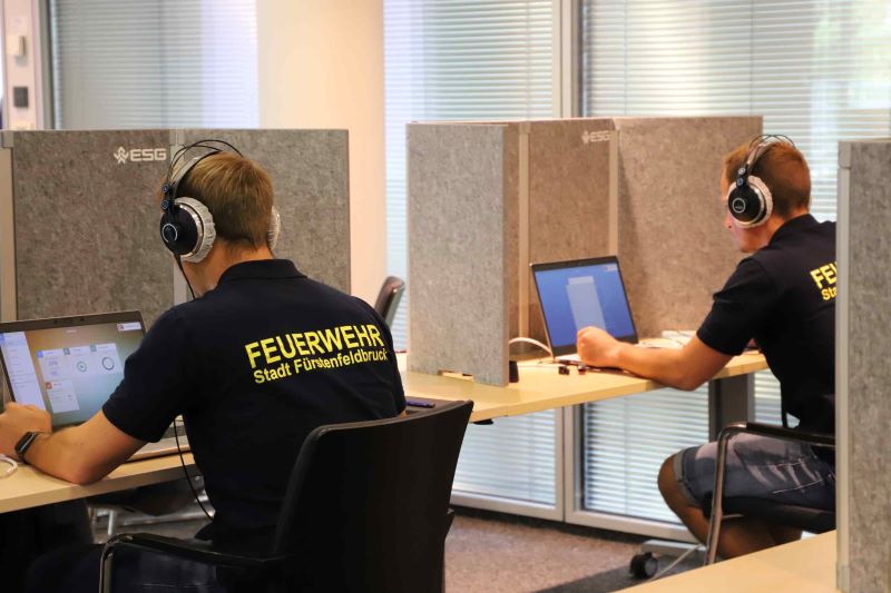 Beispiel für eine Trainings- und Schulungsumgebung mit »Charly BOS« (Bild: ESG).